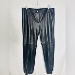 Escada 100% Lamb’s Leather Pants